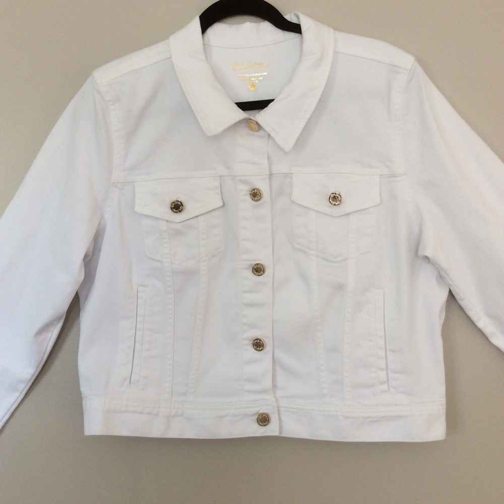 Lilly Pulitzer Seaspray jacket in white